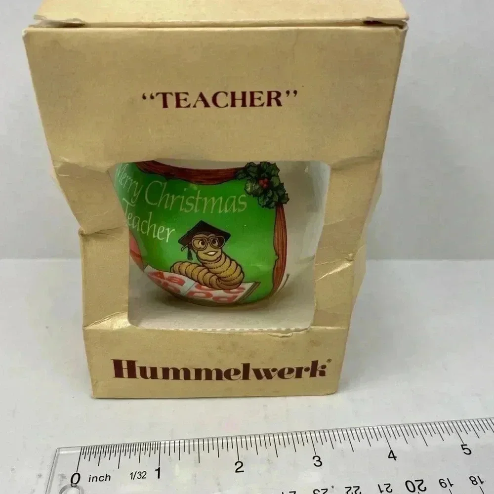 Hummelwerk Teacher Unbreakable Satin Ornament 1979